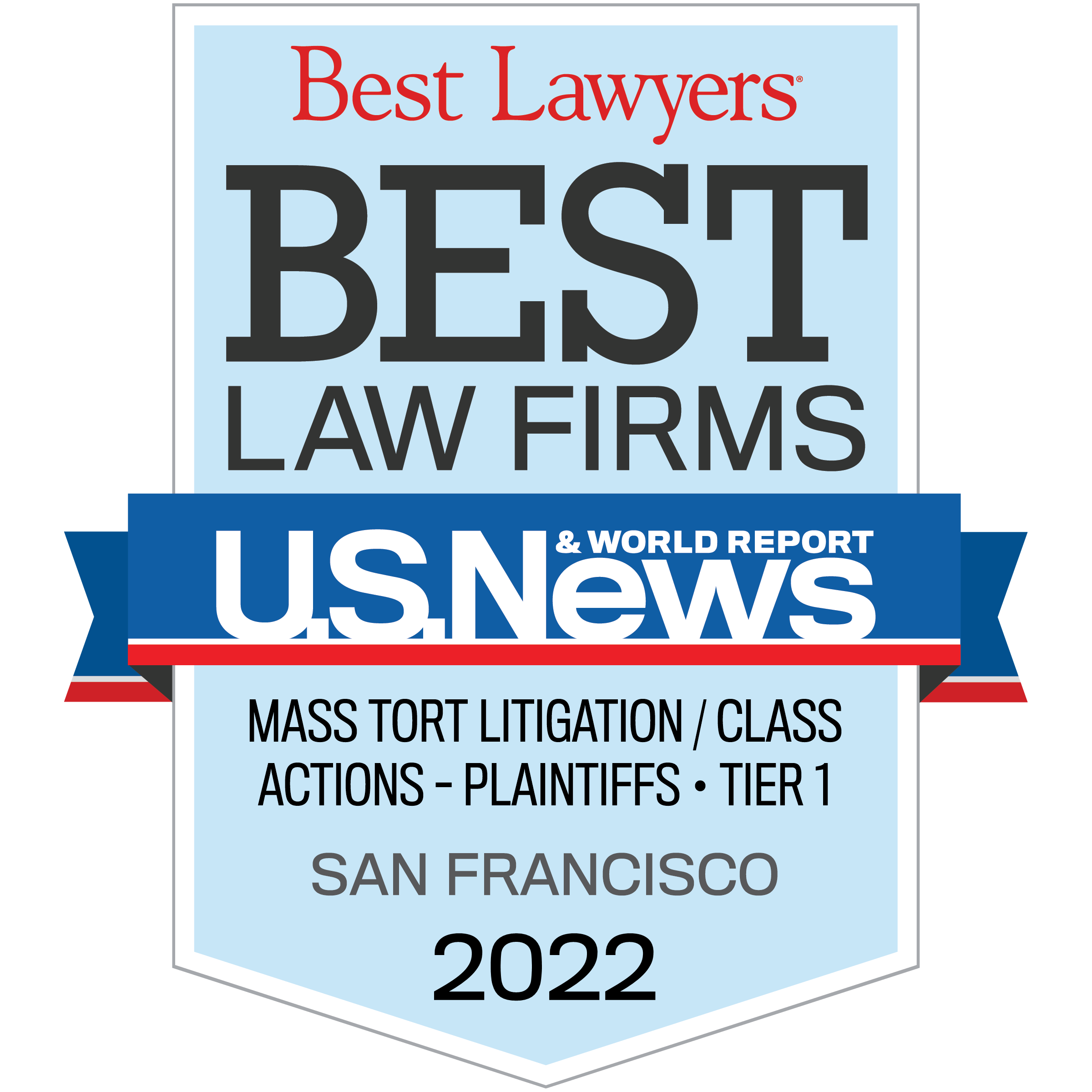 Best Law Firms - Regional Tier 1 Badge