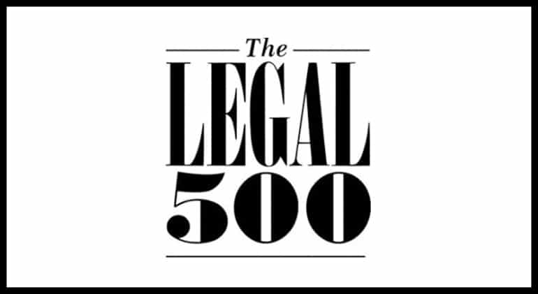 The Legal 500: Recognized 2019 in “United States Antitrust Civil Litigation/Class Actions: Plaintiff” Category
